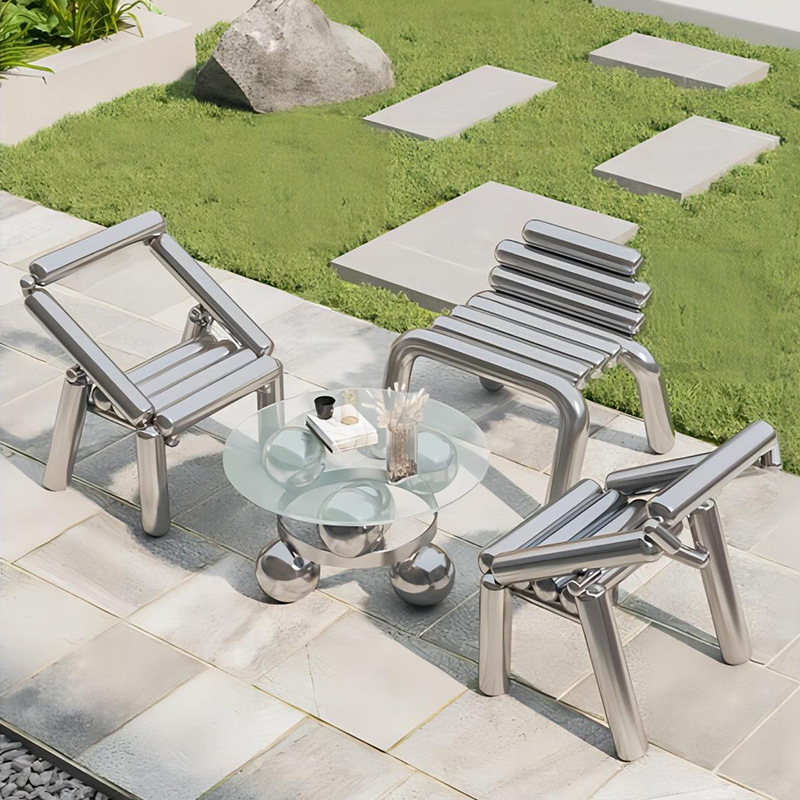 Krzesło ze stali nierdzewnej,  – Outdoor Furniture Luxury recenzja i cena