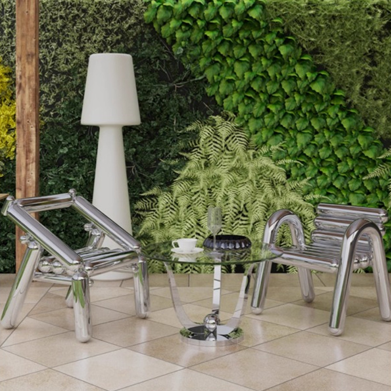 Krzesło ze stali nierdzewnej,  – Outdoor Furniture Luxury recenzja i cena