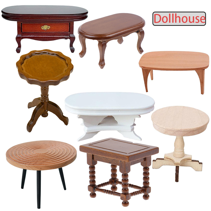1:12 Miniaturowy stolik do dom – Outdoor Furniture Wood recenzja i cena